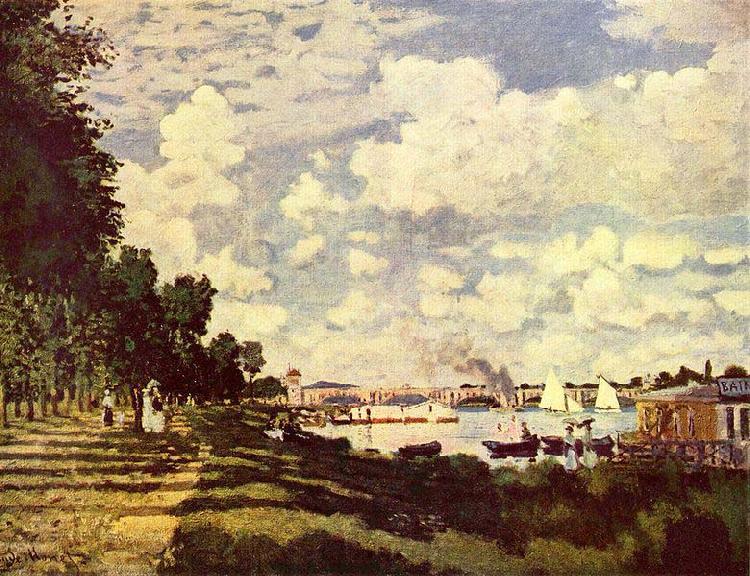 Claude Monet Seine Basin with Argenteuil, Norge oil painting art